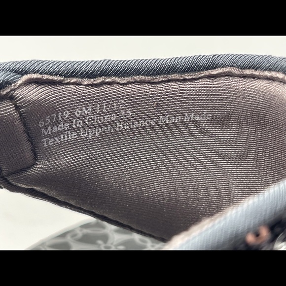 NEW! Clarks 65719 Thong Glitter Gray/Black Slip On Wedge Sandals Size 6 - Picture 12 of 12